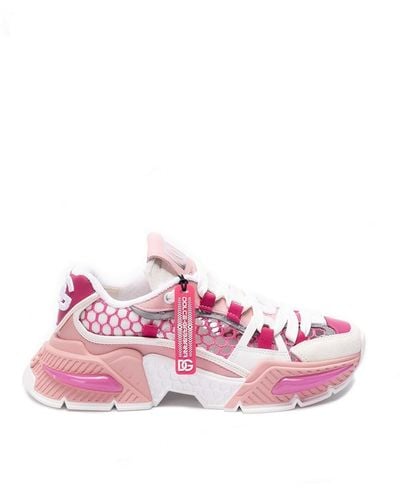 Dolce & Gabbana Airmaster Sneakers - Pink