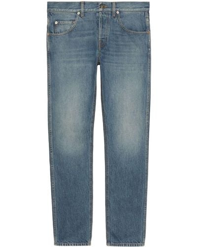 Gucci Organic Cotton Denim Jeans - Blue