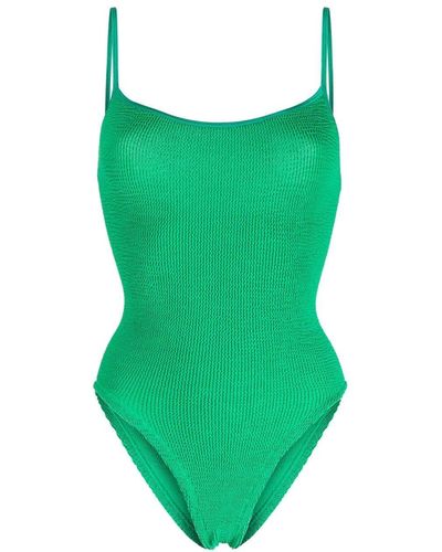 Hunza G `pamela` One-piece Swimsuit - Green
