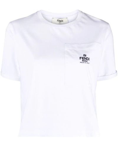 Fendi T-Shirt Rome - White