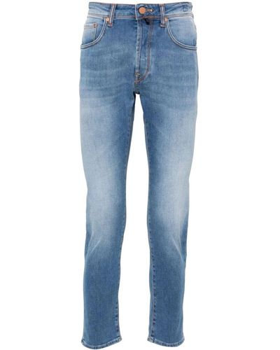 Incotex `5p Denim Str` Jeans - Blue