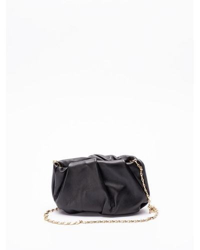 Burberry `Rose` Clutch Bag With Chain - Nero