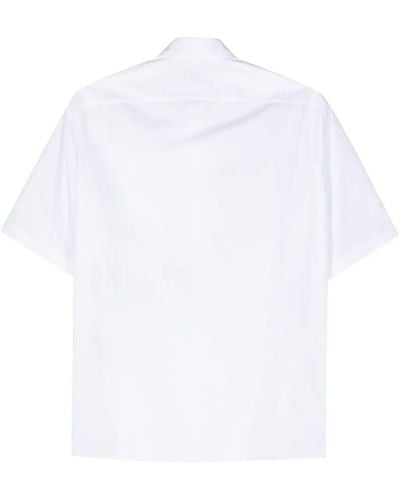 Fendi ` Roma Pocket` Short Sleeve Shirt - Bianco