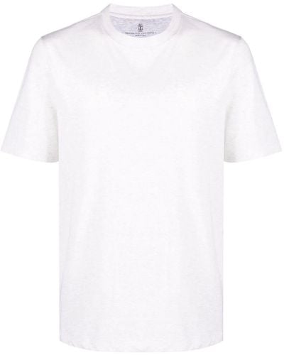 Brunello Cucinelli Crew-Neck T-Shirt - White