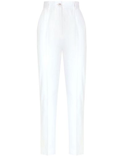Dolce & Gabbana Cotton Pants - White