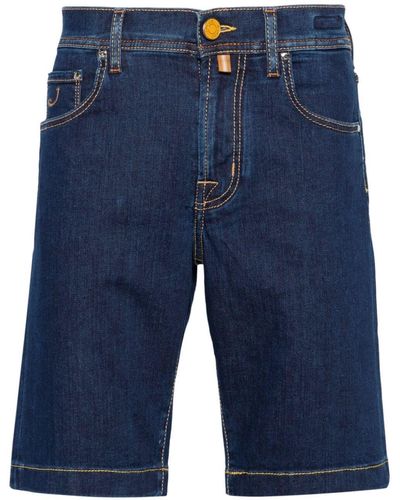 Jacob Cohen Skinny-leg Denim Shorts - Blue