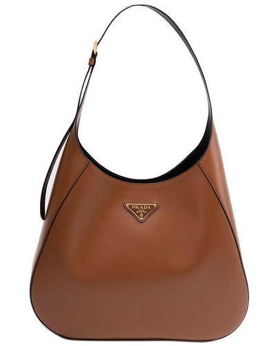 Prada Small Symbole Leather Bag - Farfetch