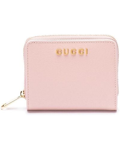 Gucci ` Script` Mini Wallet - Pink