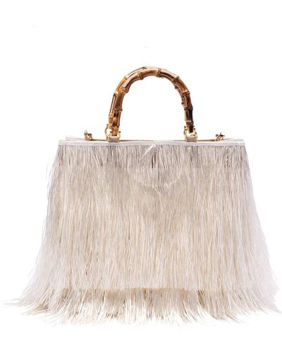 La Milanesa `Sex On The Beach` Large Tote - Natural