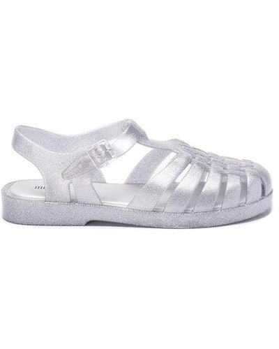Melissa `Possession Shiny` Sandals - White