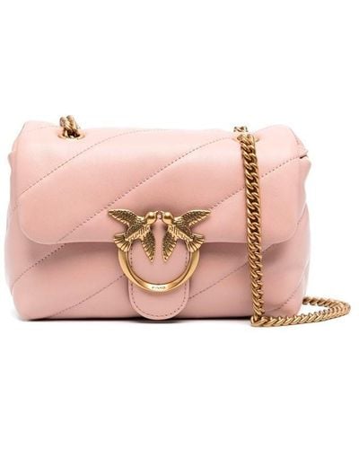 Pinko Mini `Love Puff Maxi Quilt` Handbag - Pink