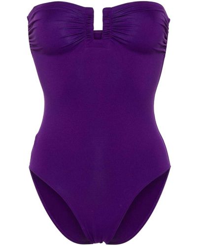 Eres Cassiopée Strapless Swimsuit - Purple