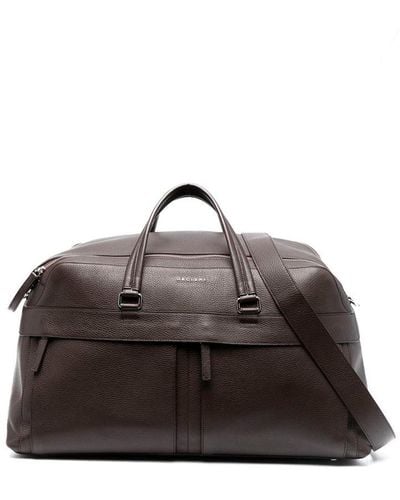 Orciani `micron` Leather Holdall - Brown