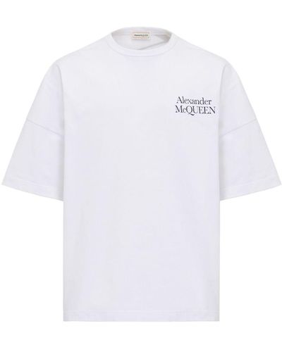 Alexander McQueen T-Shirts - White