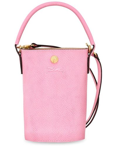 Longchamp Epure Small Leather Crossbody - Pink/Gold