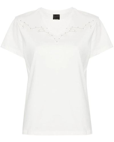 Pinko Western-style Yoke T-shirt - White