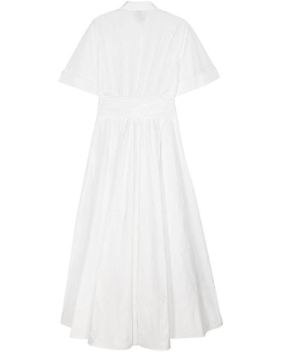 Sara Roka `Marysole` Long Dress - Bianco