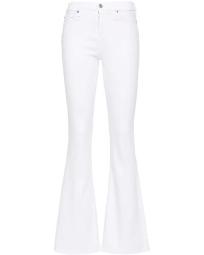 7 For All Mankind `Hw Ali Luxe Vintage Soleil` Jeans - White