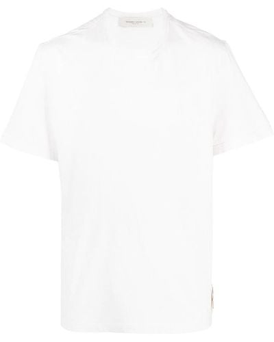 Golden Goose Logo T-shirt In Cotton - White