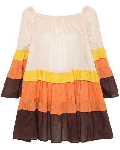 Twin Set Short Dress - Orange