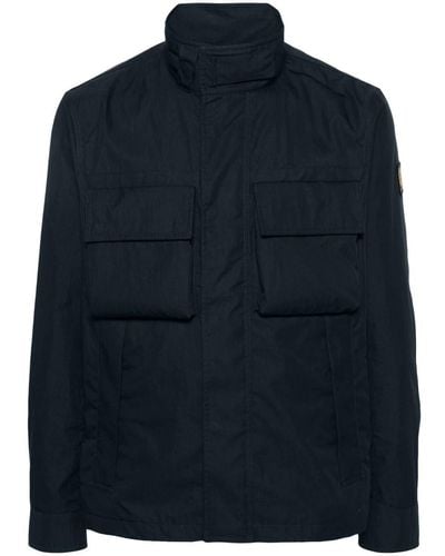 Belstaff Logo-patch Jacket - Blue