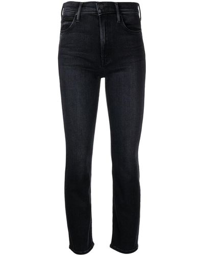 Mother `the Mid Rise Dazzler Ankle` Jeans - Black