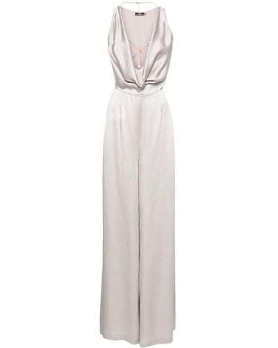 Elisabetta Franchi Sleeveless Jumpsuit - White