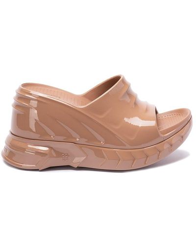 Givenchy `Marshmallow Slider` Wedge Sandals - Pink