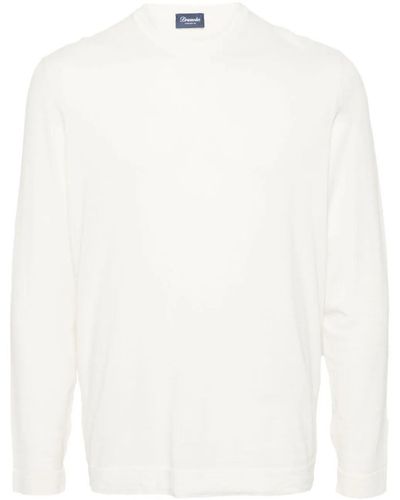 Drumohr Long Sleeve T-Shirt - White