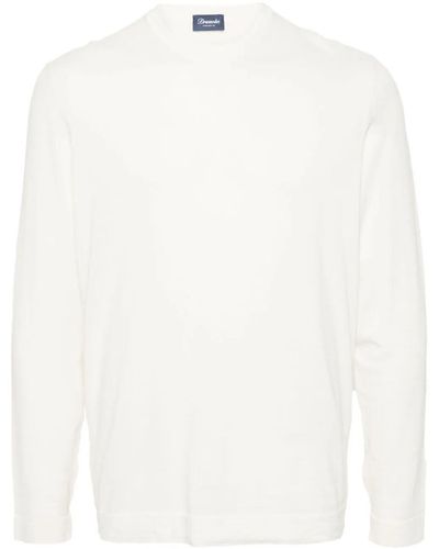 Drumohr Long Sleeve T-shirt - White