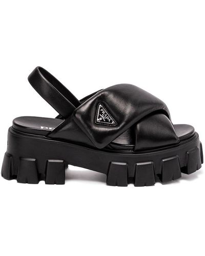 Prada Flat sandals for Women | Online Sale up to 61% off | Lyst