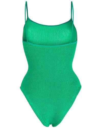 Hunza G `Pamela` One-Piece Swimsuit - Verde