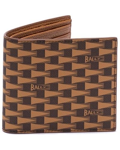 Bally `Pnt Monogram` Wallet - Brown