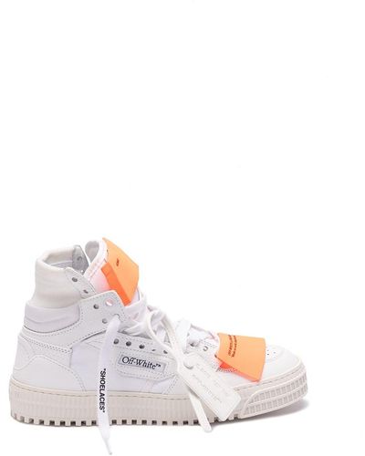 Off-White c/o Virgil Abloh Off `3.0 Off Court Calf Leather` Trainers - White