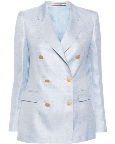 Tagliatore Paris Double-Breasted Jacket - Blue