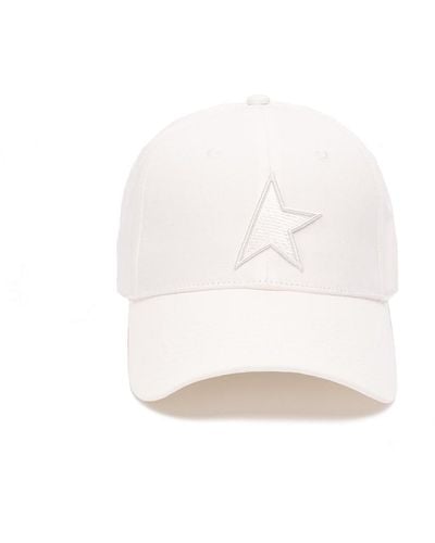 Golden Goose `star` Baseball Hat - White