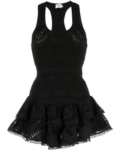 Charo Ruiz `virka` Short Dress - Black