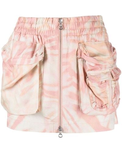 DIESEL `O-Mirty` Mini Skirt - Pink