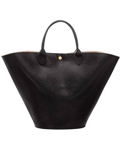 Longchamp `Epure` Extra Large Tote Bag - Black