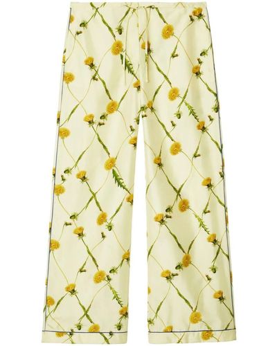 Burberry Trousers - Yellow