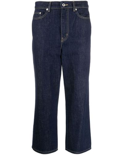 KENZO Sumire Cropped Jeans - Blue