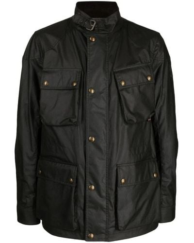 Belstaff Fieldmaster Wax Cotton Jacket - Black