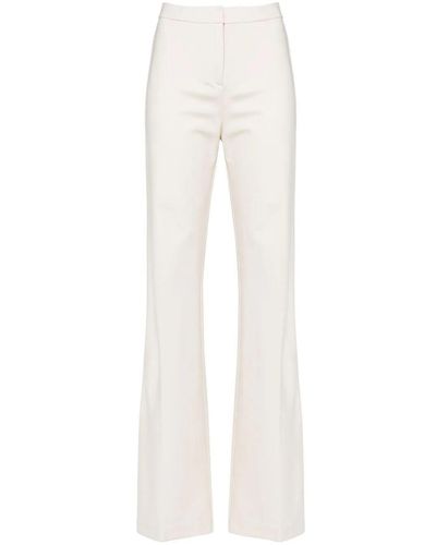 Pinko High-waist Flared Pants - White