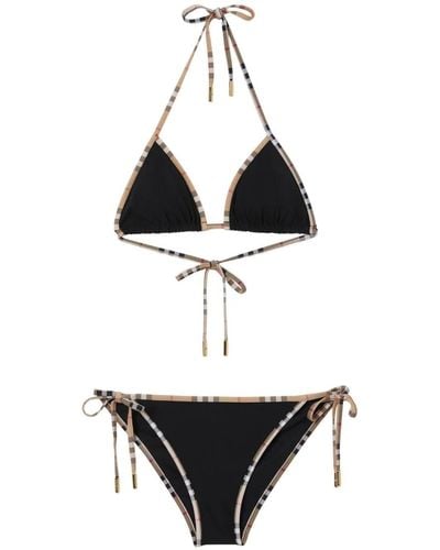 Burberry Triangle Bikini Set - White