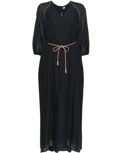 Peserico Long Dress - Black