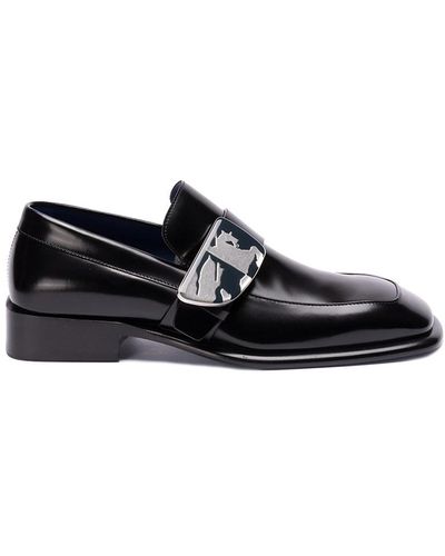 Burberry `Shield` Loafers - Black