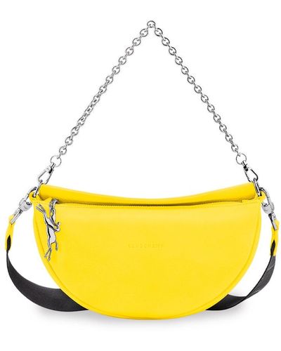 Longchamp `Smile` Small Crossbody Bag - Yellow