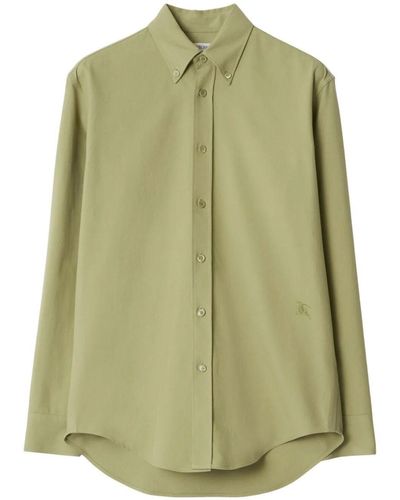 Burberry Cotton Oxford Shirt - Green