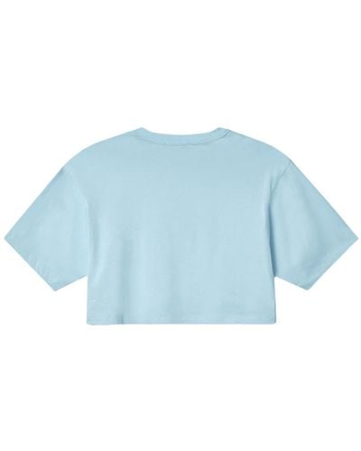 hinnominate Cropped T-Shirt - Blu