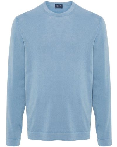 Drumohr Long Sleeve T-Shirt - Blue
